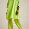 Fashion Liviana conti Abito Notte | Cyber Lime | Nero