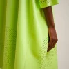 Fashion Liviana conti Abito Notte | Cyber Lime | Nero