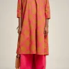 Clearance Liviana conti Abito Collo Camicia Check Nocciolata