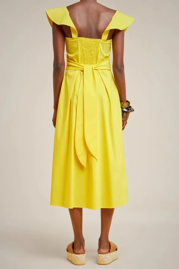 Clearance Liviana conti Abito Con Impunture Crazy Lemon | Nero