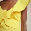 Clearance Liviana conti Abito Con Impunture Crazy Lemon | Nero
