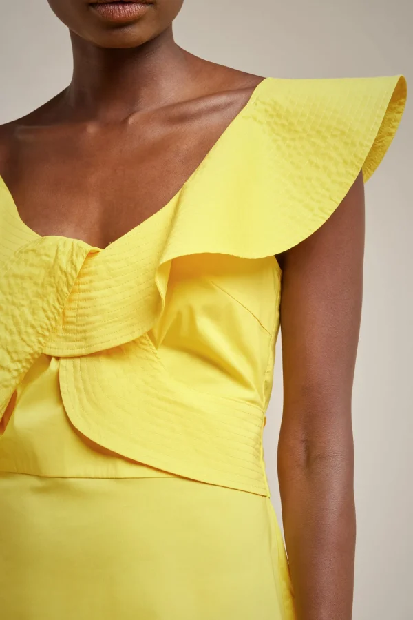 Clearance Liviana conti Abito Con Impunture Crazy Lemon | Nero