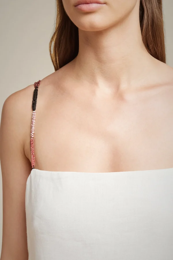 Sale Liviana conti Abito Con Spalline Bianco