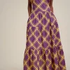 Fashion Liviana conti Abito Cut Out Viola Tricolor | Check Bacca