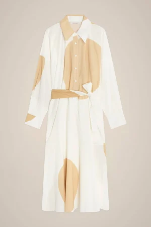 Cheap Liviana conti Abito Kimono Pois Bianco/Calce