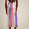 Clearance Liviana conti Abito Multirighe Multiriga Lurex