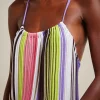 Clearance Liviana conti Abito Multirighe Multiriga Lurex