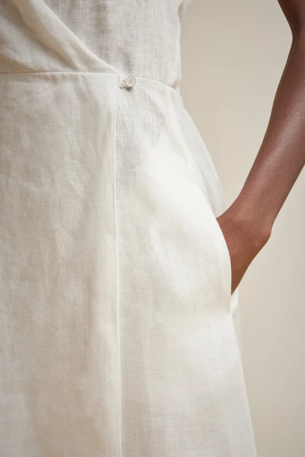 Clearance Liviana conti Abito Schiena Nuda Bianco