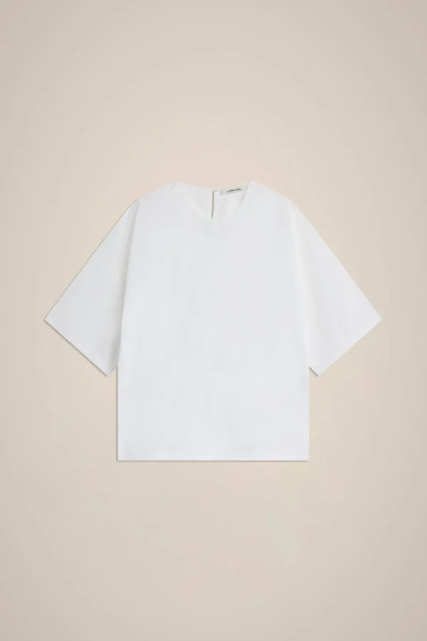 Cheap Liviana conti Blusa Bianco | Granita Al Lampone | Notte | Latte D'Avena