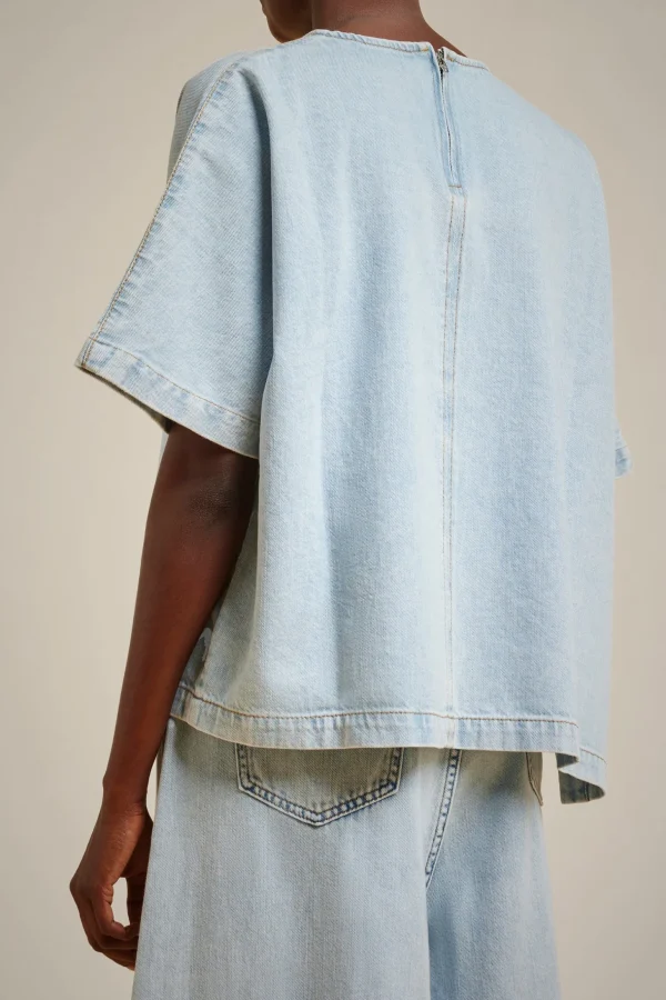 blusa_1-3.webp Best Liviana conti Blusa Denim Light Blue