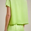 Clearance Liviana conti Blusa Granita Al Lampone | Marea | Notte | Cyber Lime