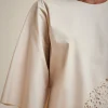Best Liviana conti Blusa Bianco | Notte | Latte D'Avena | Nero