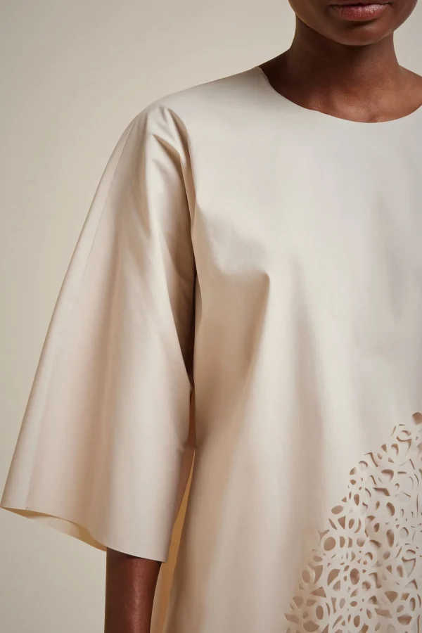 Best Liviana conti Blusa Bianco | Notte | Latte D'Avena | Nero
