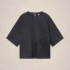 Best Liviana conti Blusa Bianco | Notte | Latte D'Avena | Nero