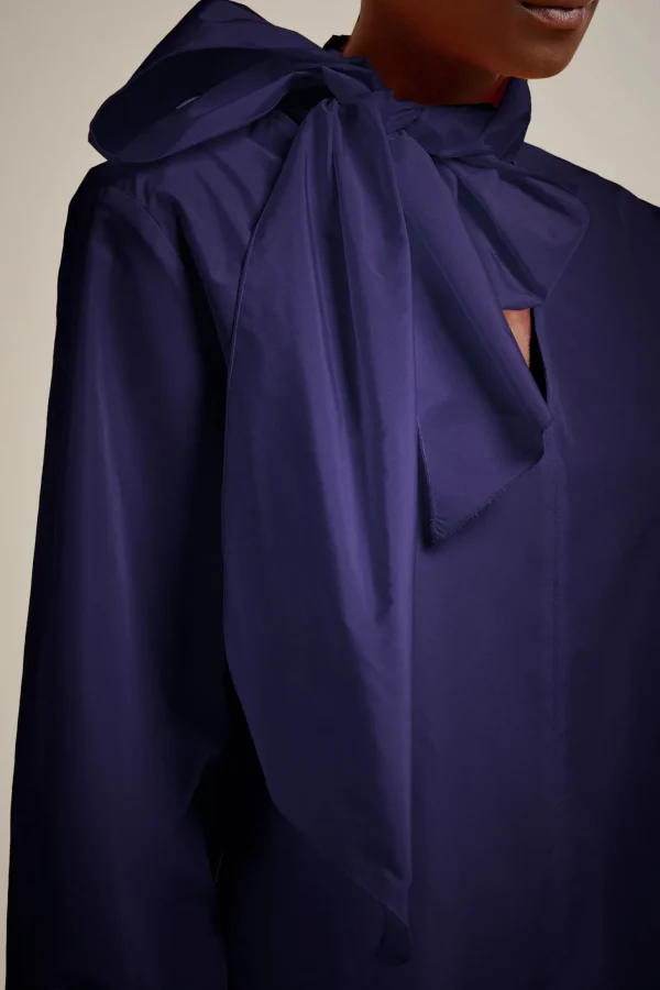 Clearance Liviana conti Blusa Con Fiocco Albicocca | Notte | Latte D'Avena