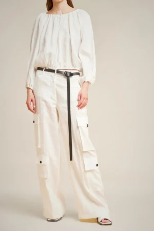 Sale Liviana conti Blusa Corta Bianco