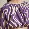 Store Liviana conti Blusa Schiena Nuda Venatura Bacca