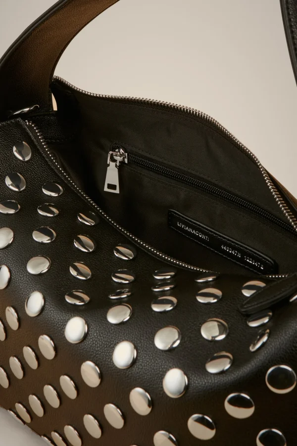 borsa_spalla_borchie_9.webp Shop Liviana conti Borsa Spalla Borchie Argilla | Nero