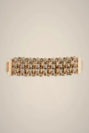 bracciale_maglia_0.webp Online Liviana conti Bracciale Maglia Argento/Oro
