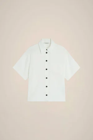 Outlet Liviana conti Camicia Bianco | Bacca | Nero