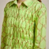 Shop Liviana conti Camicia Arriccio Rete Lime/Argilla