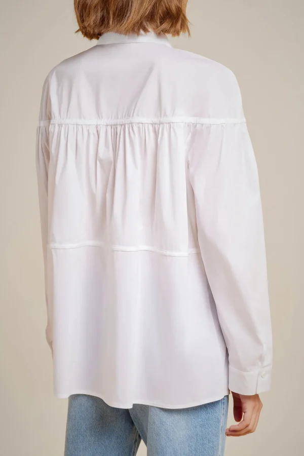 camicia_con_coulisse_1.webp Cheap Liviana conti Camicia Con Coulisse Bianco | Ossido | Bosco | Nero