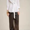 Outlet Liviana conti Camicia Con Fiocco Bianco | Notte