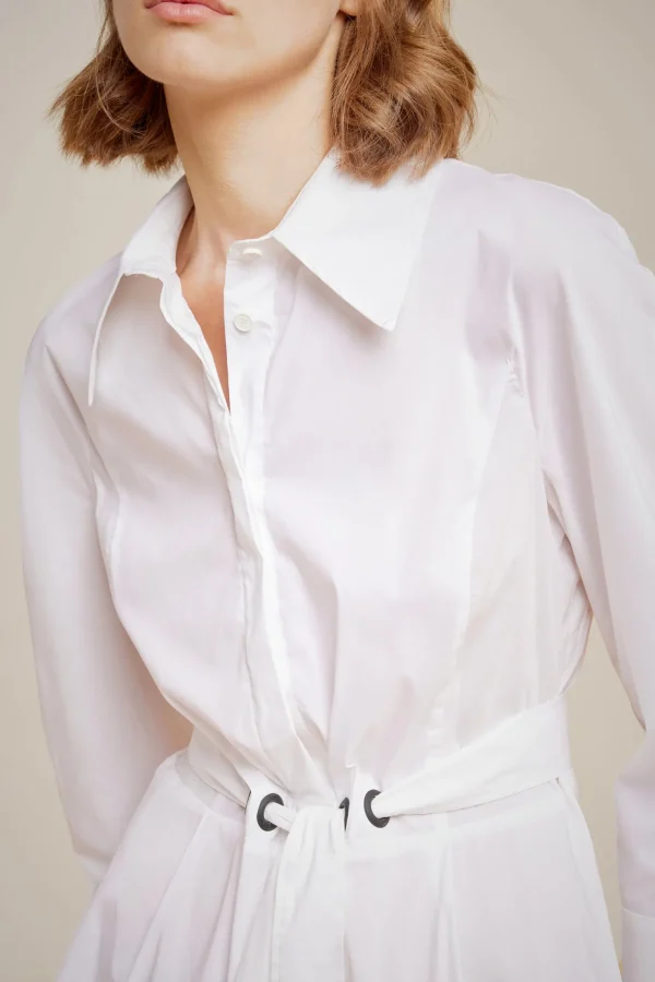 Outlet Liviana conti Camicia Con Fiocco Bianco | Notte