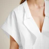 camicia_con_volant_0-1.webp Best Sale Liviana conti Camicia Con Volant Bianco | Corno | Crazy Lemon | Geranio