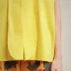 camicia_con_volant_5.webp Best Sale Liviana conti Camicia Con Volant Bianco | Corno | Crazy Lemon | Geranio