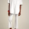 Best Sale Liviana conti Camicia Over Bianco | Albicocca | Granita Al Lampone | Marea