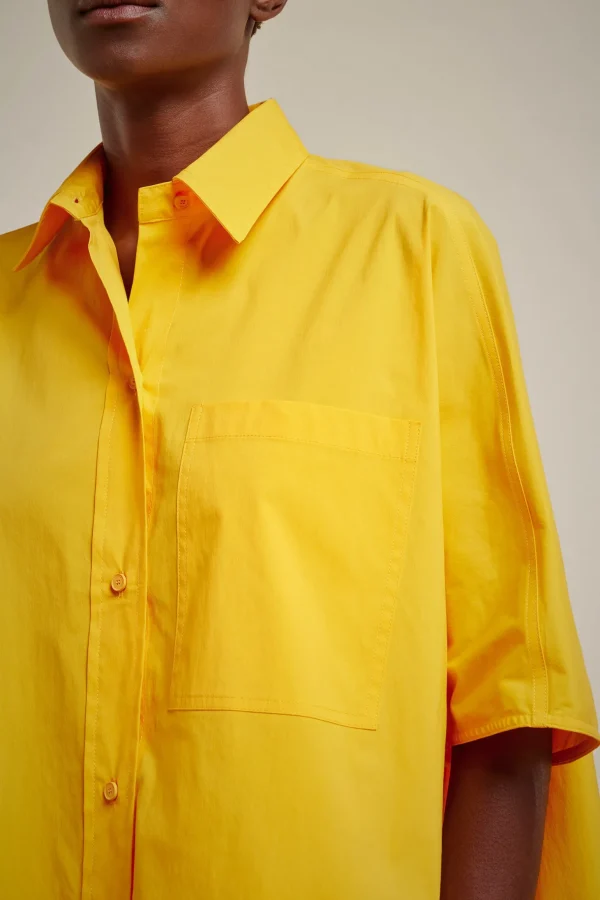 Best Sale Liviana conti Camicia Over Bianco | Albicocca | Granita Al Lampone | Marea