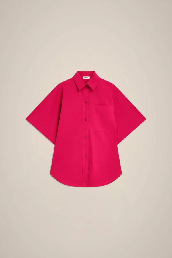 Best Sale Liviana conti Camicia Over Bianco | Albicocca | Granita Al Lampone | Marea