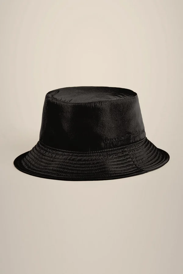 Best Sale Liviana conti Cappello Bucket Notte | Latte D'Avena | Nero