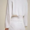 Shop Liviana conti Cardigan Tasche Bianco | Notte