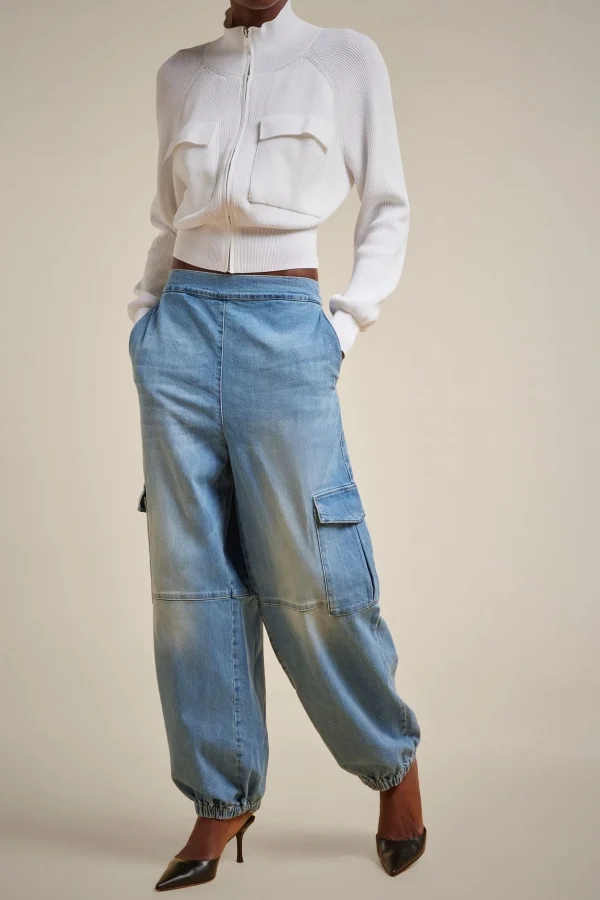 cargo_denim_0.webp Fashion Liviana conti Cargo Denim Mid Blu Denim