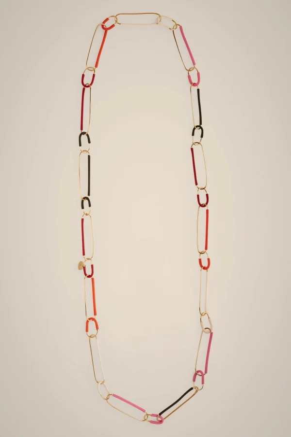 Best Liviana conti Collana Bianco/Oro | Arancio/Fuxia/Panna