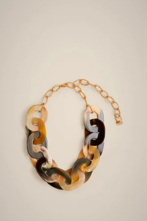 collana_catena_corta_0.webp Clearance Liviana conti Collana Catena Corta Natural Horn