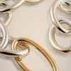 Best Liviana conti Collana Catena Ovale Argento/Oro