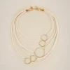 New Liviana conti Collana Multifili Latta D'Avena/Oro | Nero/Oro
