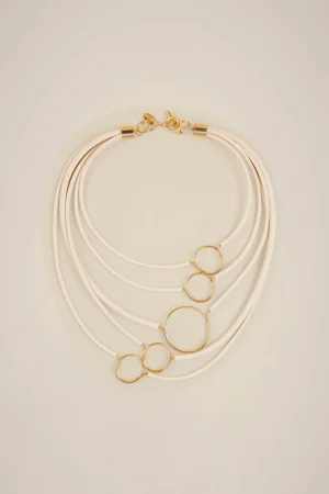 New Liviana conti Collana Multifili Latta D'Avena/Oro | Nero/Oro