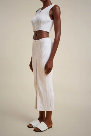 crop_top_con_zip_0.webp Fashion Liviana conti Crop Top Con Zip Bianco | Nero