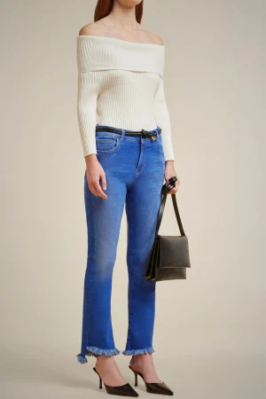 Clearance Liviana conti Denim Flare Baby Blue