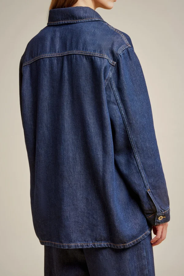 Discount Liviana conti Denim Jacket Denim Blu Scuro
