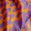 Clearance Liviana conti Foulard Stampa Onde Onde Uva/Mango