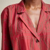 Clearance Liviana conti Giacca Con Rever Ricamo Logo Ossido | Logo Bianco/Corno