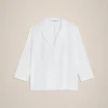 Clearance Liviana conti Giacca Con Rever Ricamo Logo Ossido | Logo Bianco/Corno