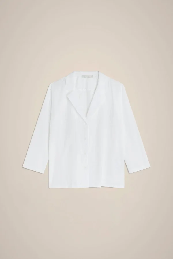 Clearance Liviana conti Giacca Con Rever Ricamo Logo Ossido | Logo Bianco/Corno