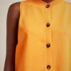 Best Liviana conti Gilet Con Bottoni Bianco | Corno | Mango | Nero