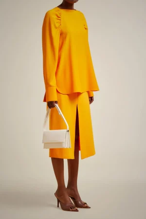 Shop Liviana conti Gonna Con Cintura Mango | Nero
